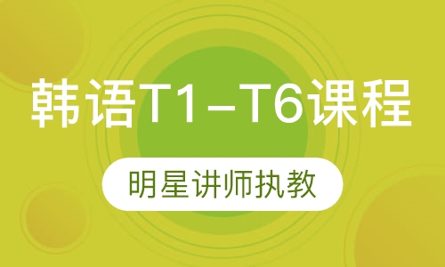 韩语T1-T6课程