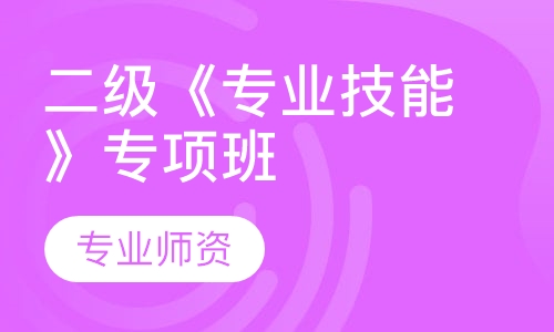 二级人力资源《专业技能》专项班