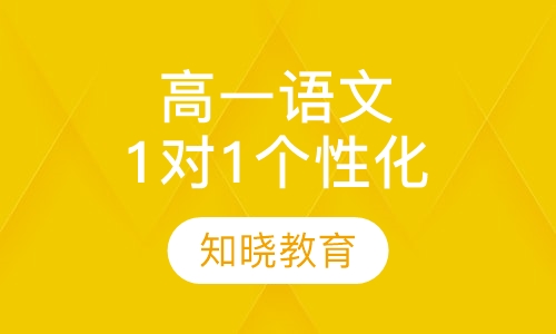 高中一年级语文 1对1个性化辅导