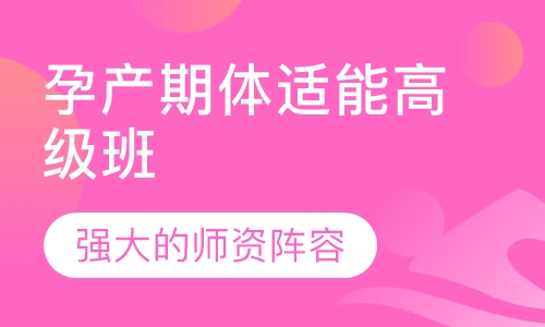 孕产期体适能高级班