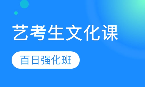 艺考生文化课辅导百日强化班