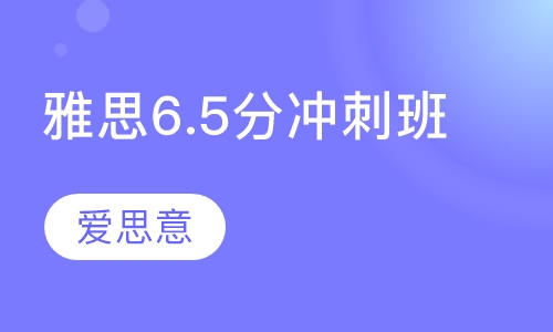 雅思6.5分冲刺班  线上直播