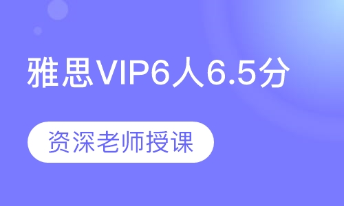 雅思VIP6人6.5分直通班
