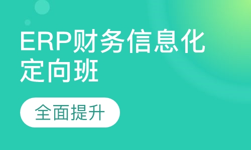 ERP财务信息化定向班
