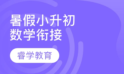 暑假小升初数学衔接