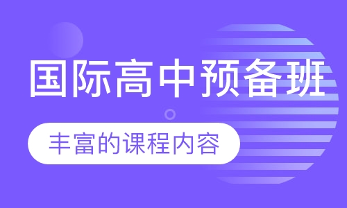 国际⾼中预备班