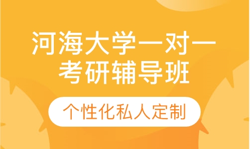 直播课河海大学一对一考研辅导班