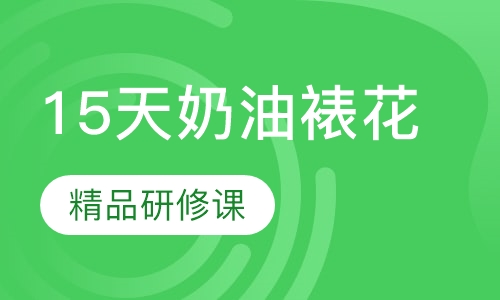 15天奶油裱花精品研修课