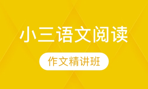 小三语文阅读作文精讲班