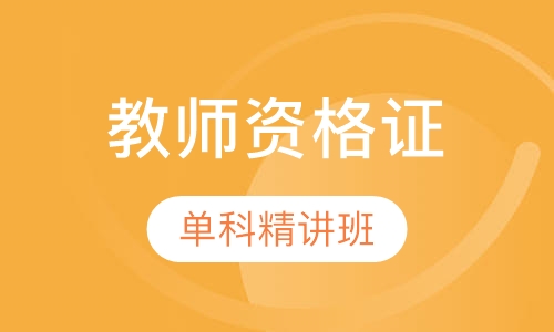 教师资格证单科精讲班