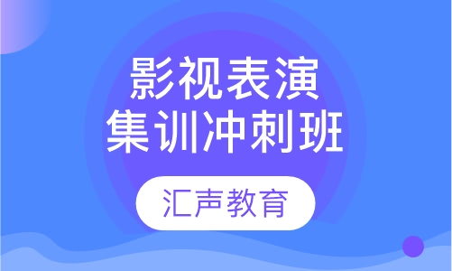 影视表演集训冲刺班