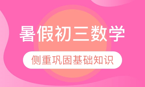 暑假初三数学