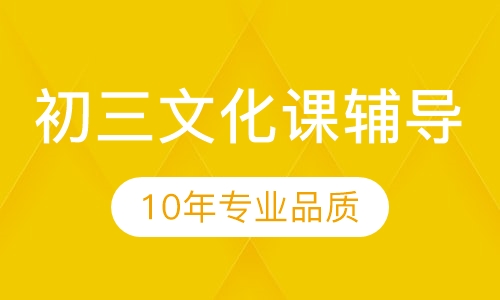 初三文化课辅导