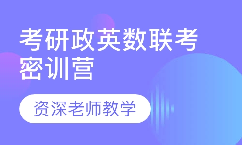 考研政英数联考专业课密训营