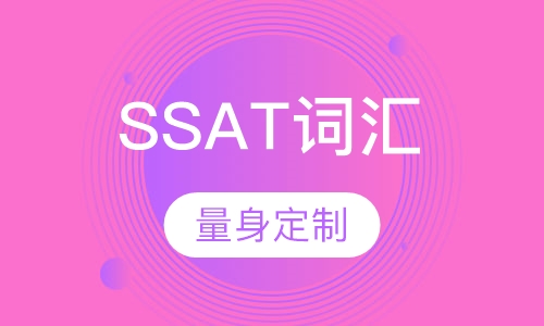 SSAT词汇单项一对一提分