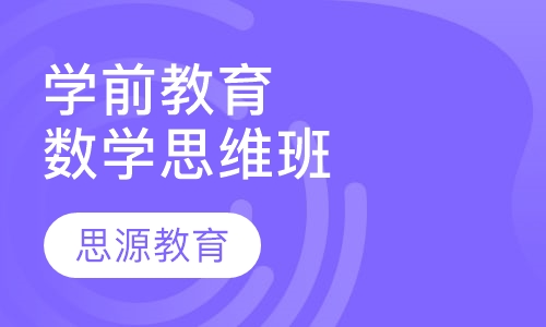 学前教育数学思维班