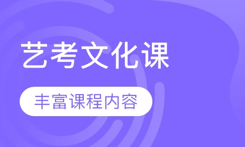 艺考文化课