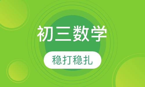 初三数学辅导