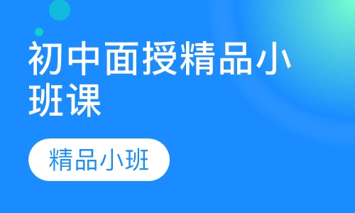 初中面授精品小班课