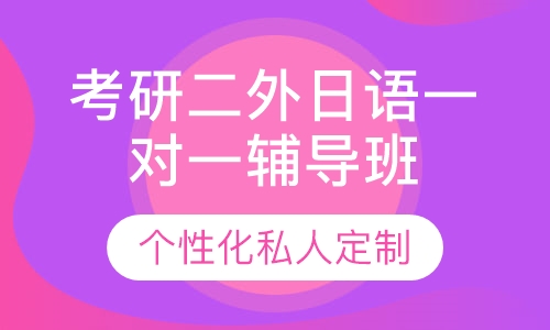 直播课考研二外日语一对一辅导班