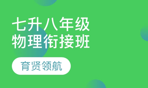 七升八年级物理衔接班
