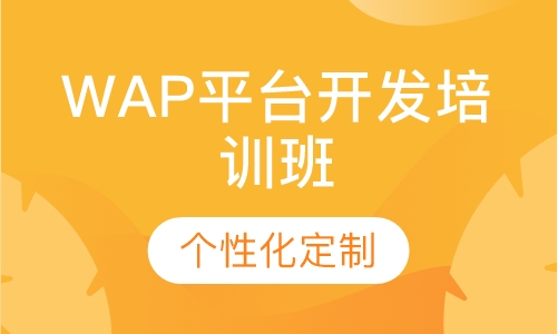 WAP平台开发培训班