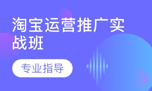 淘宝运营推广实战班