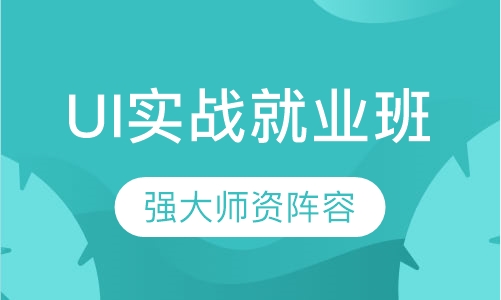 UI实战就业班