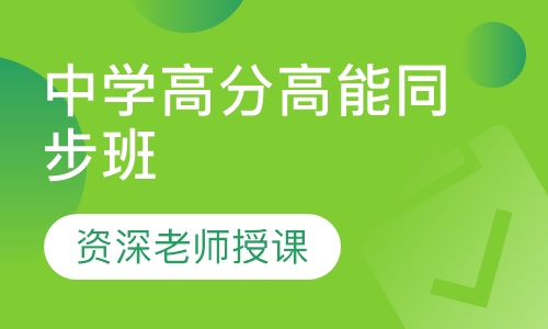 中学高分高能同步班