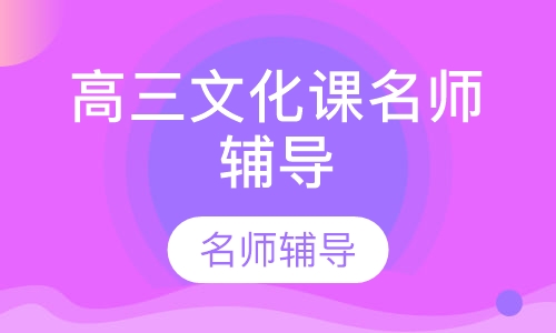 高三文化课名师辅导小班