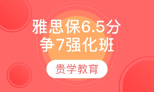 雅思保6.5争7尊享强化周末班
