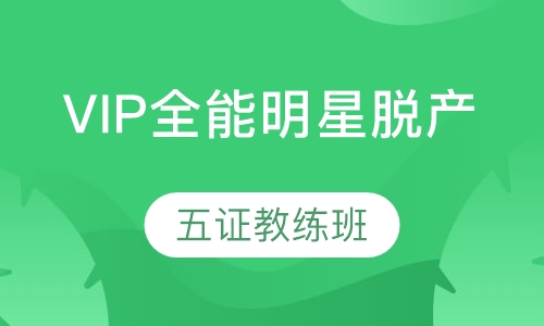 VIP全能明星脱产五证教练班