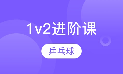 乒乓球一对二进阶课私教培训