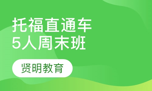 新托福直通车5人周末班