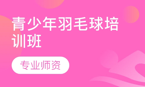 青少年羽毛球培训班