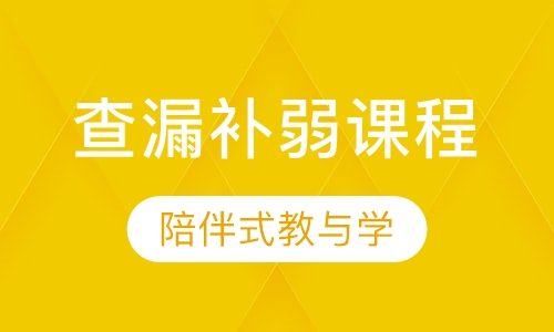 查漏补弱课程