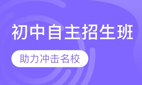 初中自主招生班