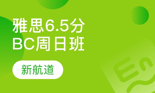 雅思精品6.5分（B C）周日班