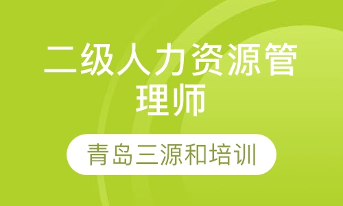 二级人力资源管理师