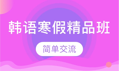 韩语寒假精品班