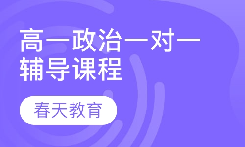 高一政治一对一辅导课程