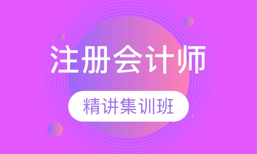 注册会计师精讲集训班