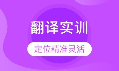 翻译实训