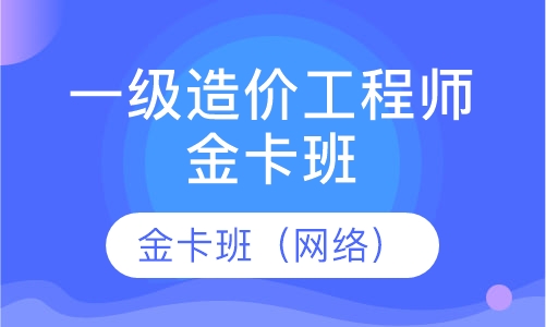一级造价工程师金卡班  （网络）