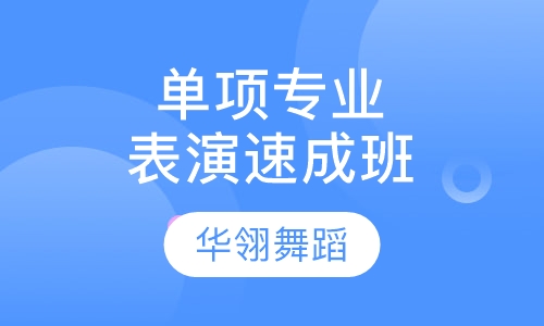 单项专业表演速成班
