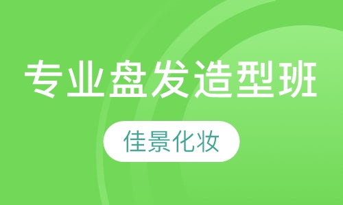 专业盘发造型班