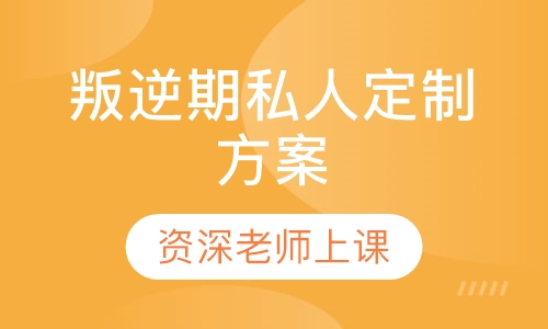 叛逆期私人定制方案