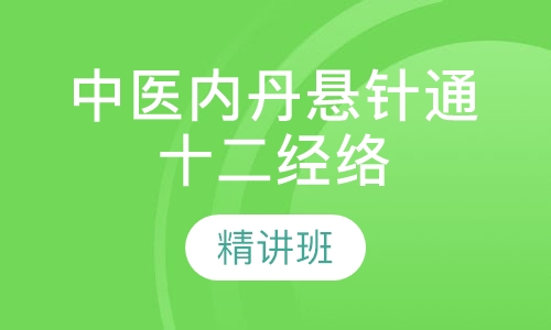 中医内丹悬针通十二经络精讲班