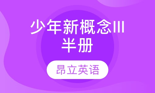 少年新概念III半册迷你班（上/下）