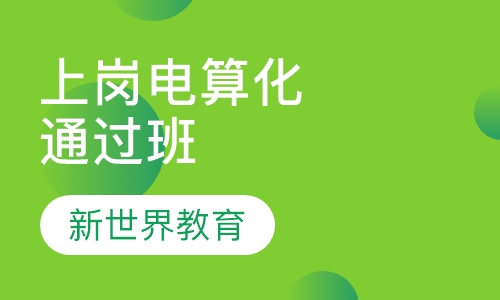 (上岗证＋电算化)通过班